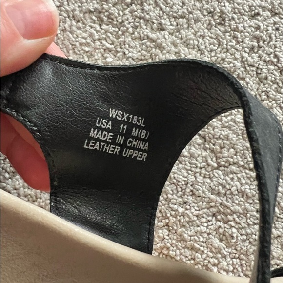 New Propét Women's 11 M Black Millie Open Toe Wedge Strappy Sandals - Picture 7 of 7